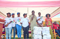 Founder of Willak Impact Africa Nana Kwaku Amoako delivering a speech