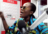 A screenshot from the video of Dzifa Tegah narrating the ordeal.