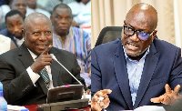 Former Special Prosecutor Martin Amidu (L) has called out Professor Henry Kwasi Prempeh (R)