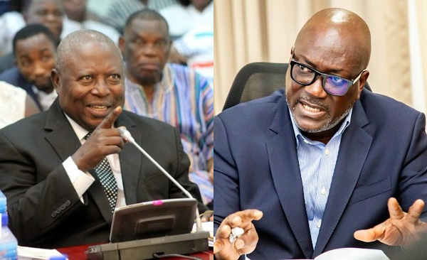 Former Special Prosecutor Martin Amidu (L) has called out Professor Henry Kwasi Prempeh (R)