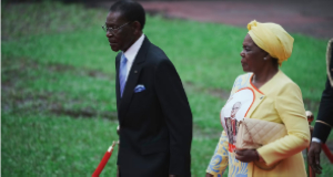 President of the Equatorial Guinea Teodoro Obiang Nguema Mbasogo and his wife Costancia Mangue President of the Equatorial Guinea Teodoro Obiang Nguema Mbasogo and his wife Costancia Mangue