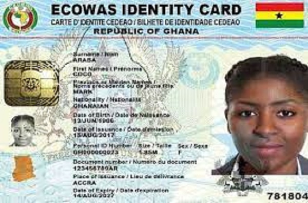 Ghana Card sample