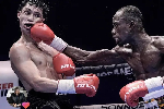 Watch how John Laryea was disqualified in his WBA title eliminator