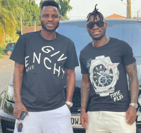 Black Stars players, Mubarak Wakaso and the late Christian Atsu