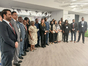 Officials at the 16th Vulnerable Twenty (V20) Ministerial Dialogue