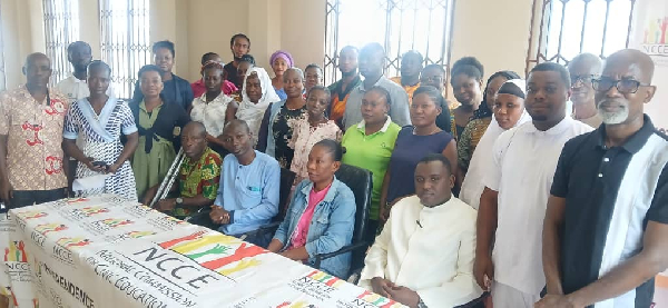 Some of the stakeholders in a photograph at the seminar