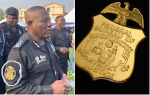 The IGP was spotted bearing the badge on his right arm