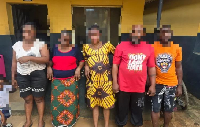 The suspects allegedly involved in the crime