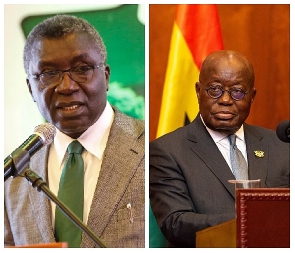 Prof. Kwabena Frimpong-Manso and President Akufo-Addo