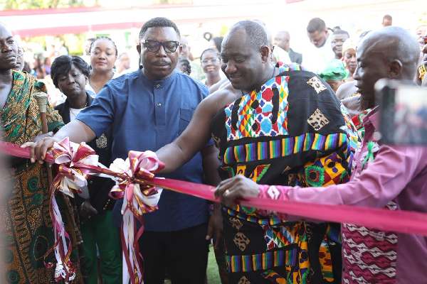 The commissioning was held at the Sunyani Municipal Hospital