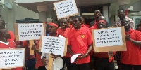 The workers also presented a petition to the chief of staff