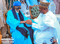 Sheikh Osman Nuhu Sharubutu and Dr. Mahamudu Bawumia