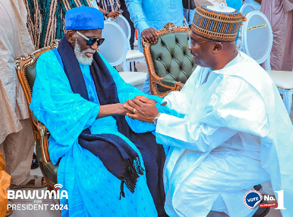 Sheikh Osman Nuhu Sharubutu and Dr. Mahamudu Bawumia