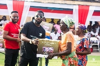 The donation was done at Akyem Osiem in the Eastern Region of Ghana