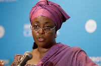Diezani Alison-Madueke speaks at IHS CERAWeek in Houston
