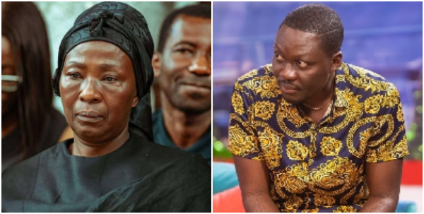 Akosua Serwaa (L) and Arnold Asamoah-Baidoo (R)