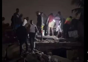 Screenshot of a video from the scene of the incident Screenshot of a video from the scene of the incident