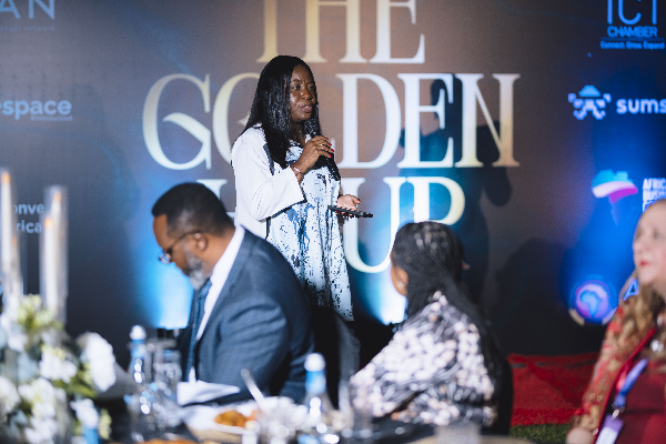 Telecel Ghana CEO, Ing. Patricia Obo-Nai speaks at Golden Hour in Kigali