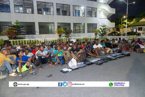 The syndicate is accused of trafficking 57 Nigerian nationals into Ghana