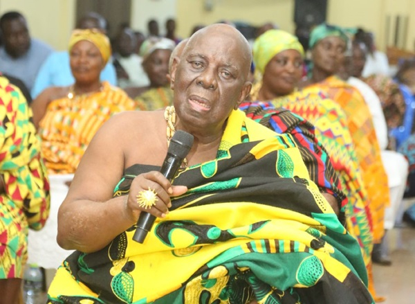 Nana Ansah Adu Baah is the President of the Ahafo Regional House Chiefs