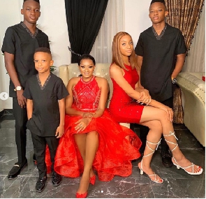May shared a family portrait which excludes her estranged husband, Yul-Edochie