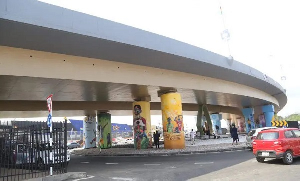 A photo of a section of Flowerpot Interchange