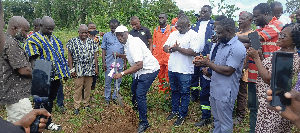 Armah-Kofi Buah begins construction of classroom, dormitory project at Asasetre