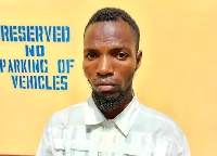 Unlicensed quack doctor, Rabiu Olalekan at the police station following arrest
