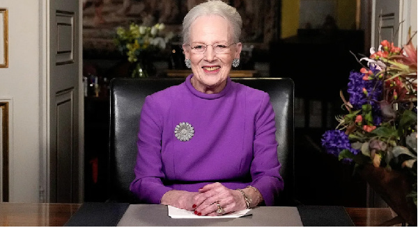 Queen Margrethe II gives a New Year's speech and announces her abdication from Christian IX's Palace