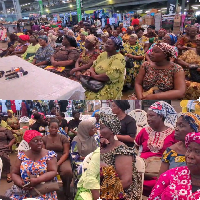 Some of the traders during the protest