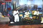 Kwaku Manu kneels on live TV, begs Mahama not to disappoint Ghanaians