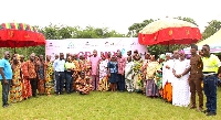 A group picture of the participants and members of Anglogold Ashanti