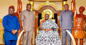 The government has secured the support of Otumfuo Osei Tutu II as GAF starts Accra-Kumasi expressway