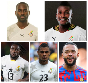 These are some Ghanaian footballers who dabbled in music