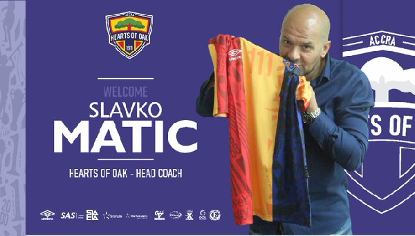 Hearts of Oak coach Slavko Matic