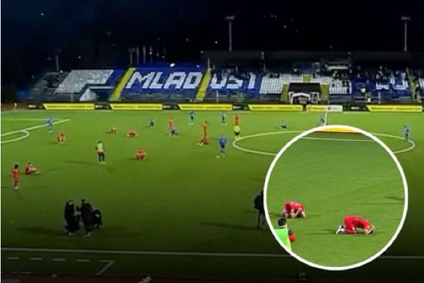 The players broke down in tears after they heard the heartbreaking news