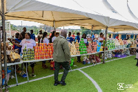 The MP's party was for the elderly in the community