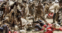 Events marking the Battle of Isandlwana usually include a re-enactment of the Zulu victory