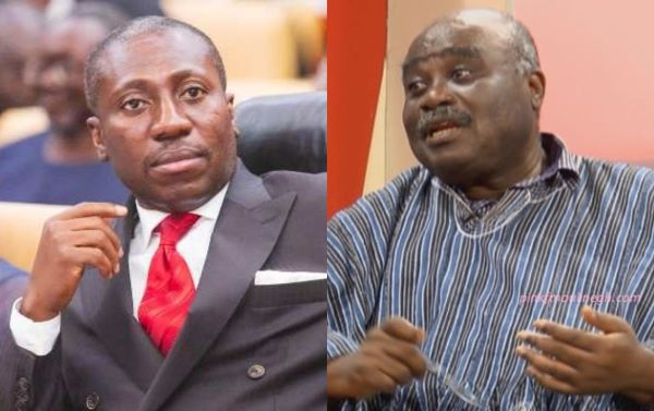 Dr Charles Wereko-Brobby (R) has asked Afenyo-Markin (L) to account for his work at the ECG