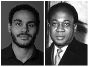 Youssef Nkrumah (L) and Kwame Nkrumah (R)