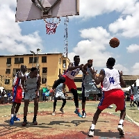 Action from Global Sporting Platform (GSP) Basketball League