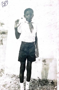 A photo of a young Kwesi Pratt