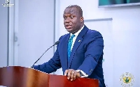 Samuel Abu Jinapor is the Minister of Lands and Natural Resources