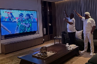 Abdul Samad Rabiu watched on as Nigeria defeated Algeria