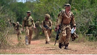 British Army in Kenya at the ol-Daiga ranch PHOTO | AFP
