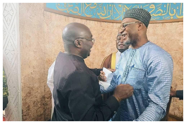 Dr Mahamudu Bawumia and Mohammed Mubarak Muntaka