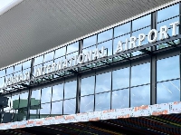 Signage of the Kumasi International Airport