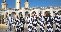 The Baye Fall look after the Grande Mosque in the holy city of Touba