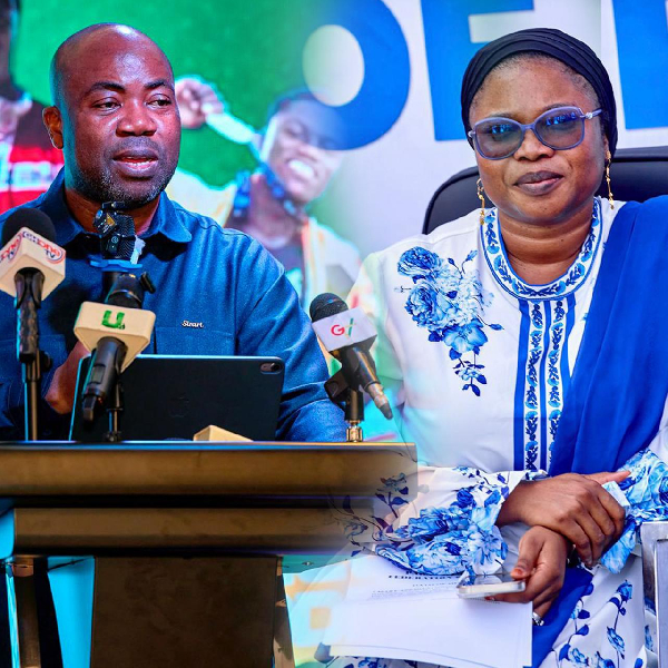 A photo of Samson Deen and Farida Iddriss