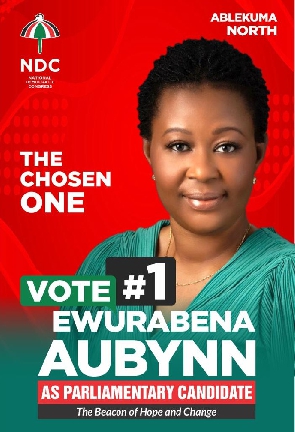 Ewurabena Aubynn is confident she is the right person to lead Ablekuma North